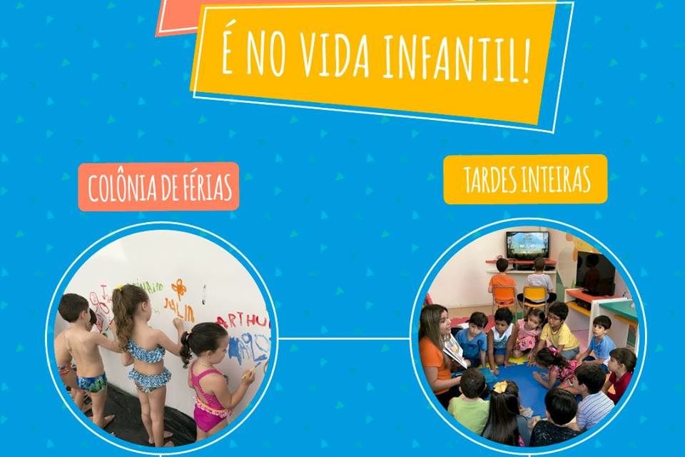 Diversão nas férias do Vida Infantil