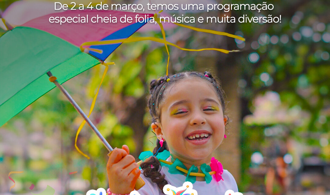 Engenhoca Parque oferece programação pirulitante para o Carnaval 2025